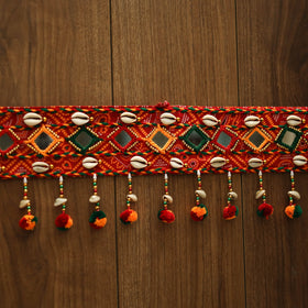 Handmade mirror work kutch embroidery toran 08 - handcrafted