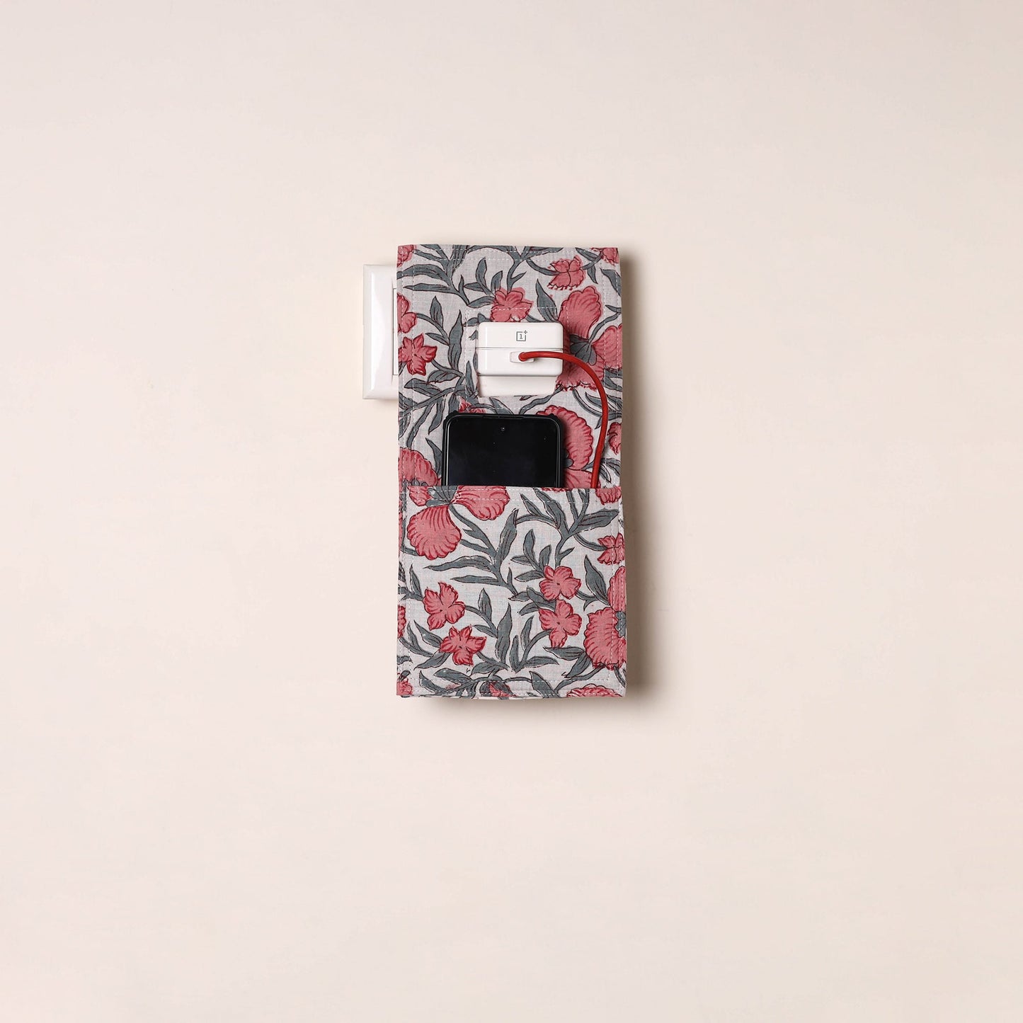 Handmade mobile charging holder 02 - handcrafted