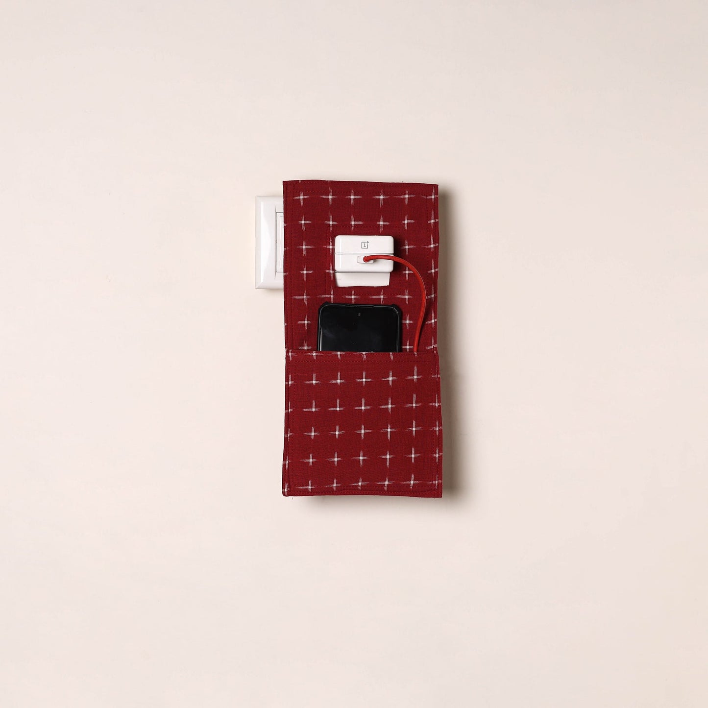 Handmade mobile charging holder 03 - handcrafted