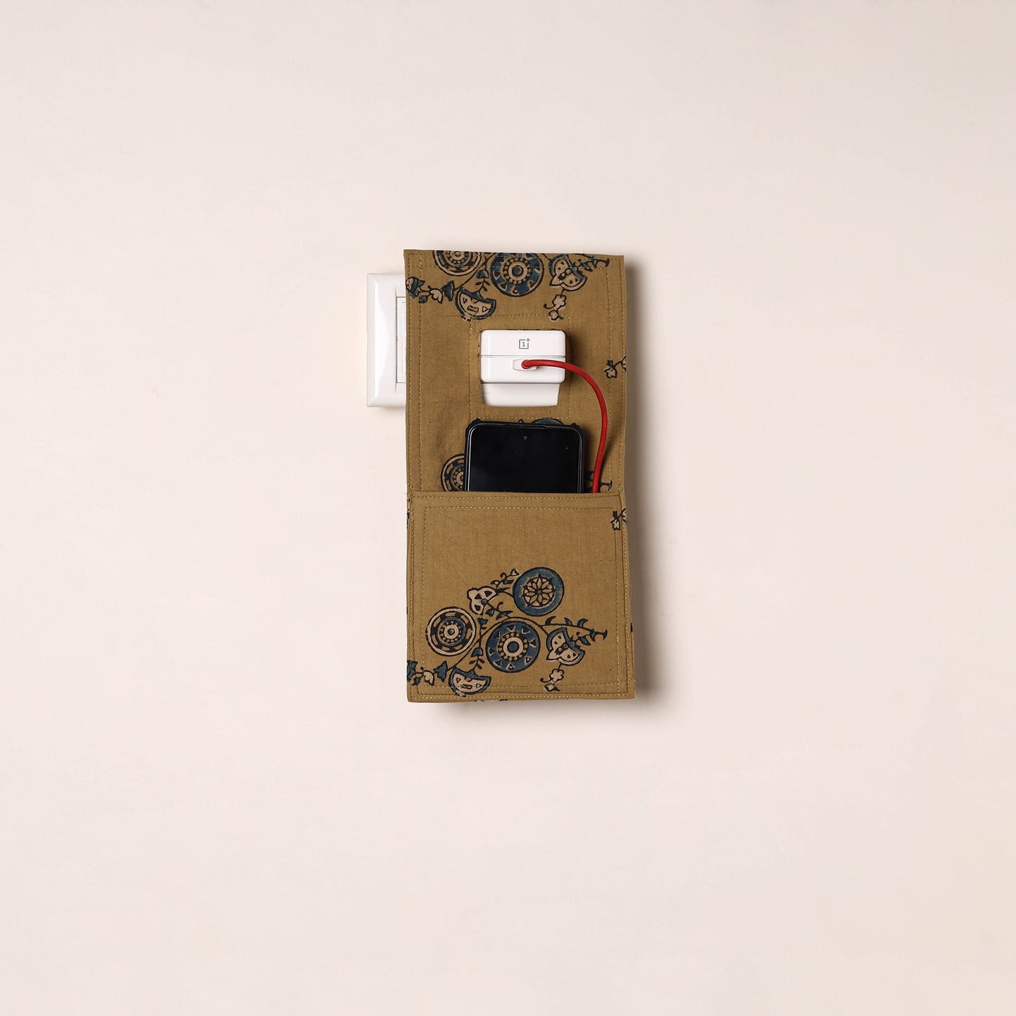 Handmade mobile charging holder 04 - handcrafted