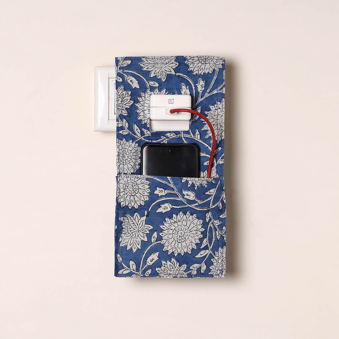 Handmade mobile charging holder 07 - handcrafted