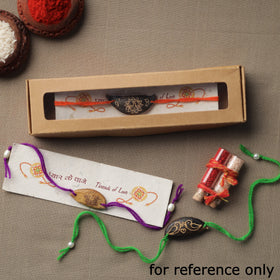  Handmade Natural Agate Stone Rakhi 01 