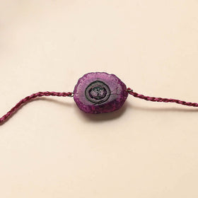 Handmade Natural Agate Stone Rakhi 