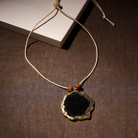  Handmade Natural Gemstone Bezel Pendent