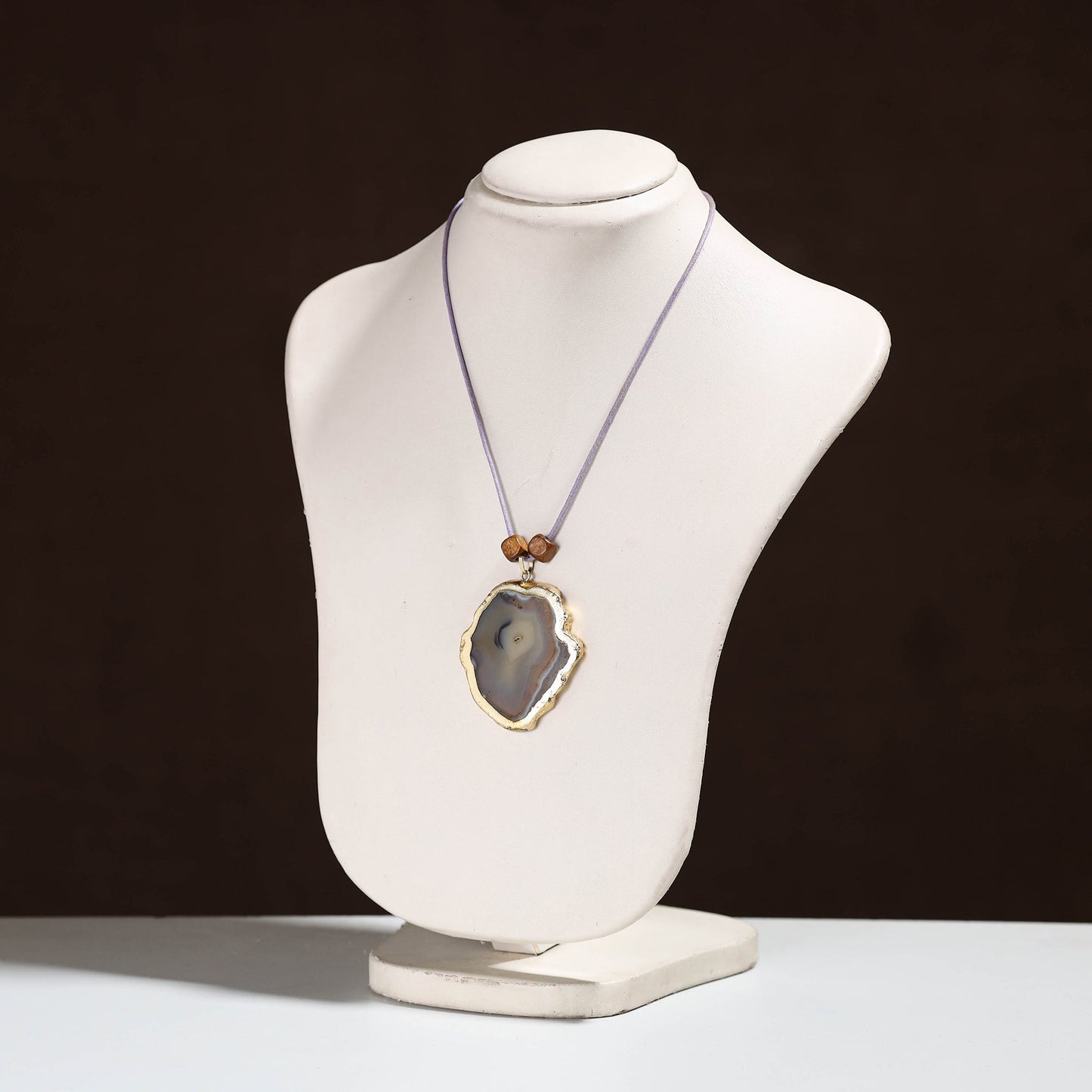  Handmade Natural Gemstone Bezel Pendent