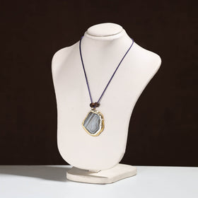  Handmade Natural Gemstone Bezel Pendent