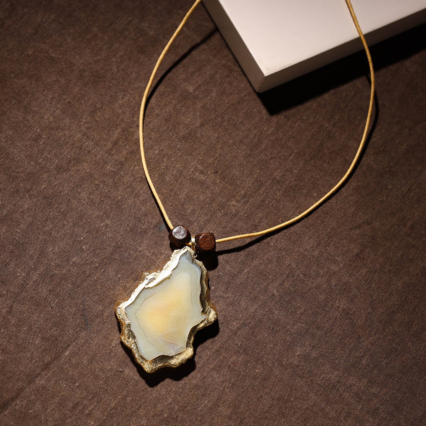  Handmade Natural Gemstone Bezel Pendent