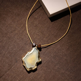  Handmade Natural Gemstone Bezel Pendent