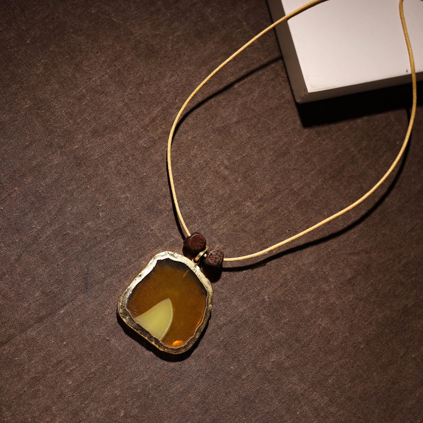  Handmade Natural Gemstone Bezel Pendent