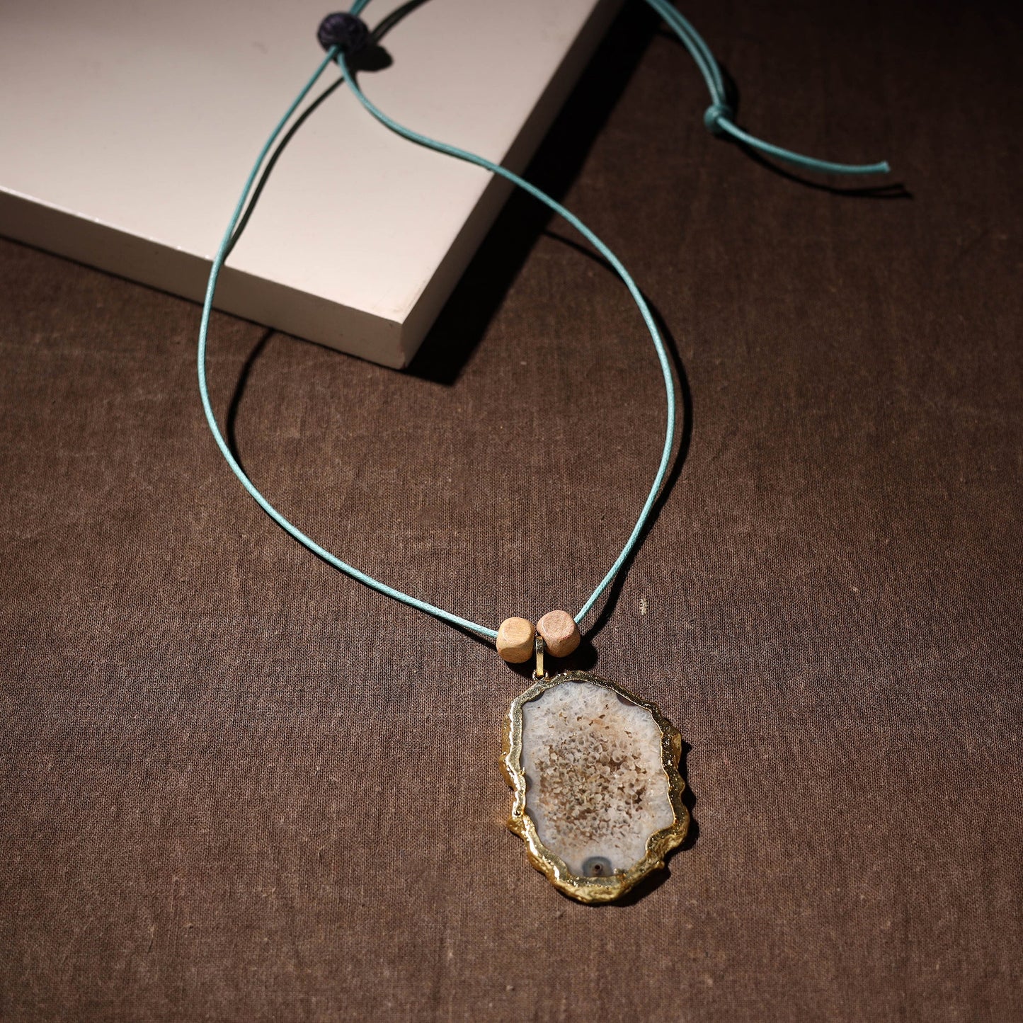  Handmade Natural Gemstone Bezel Pendent