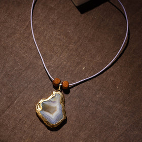  Handmade Natural Gemstone Bezel Pendent