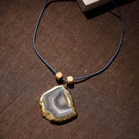  Handmade Natural Gemstone Bezel Pendent