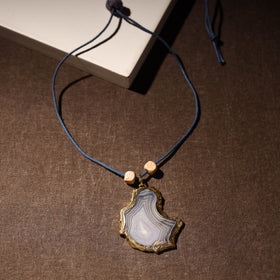  Handmade Natural Gemstone Bezel Pendent