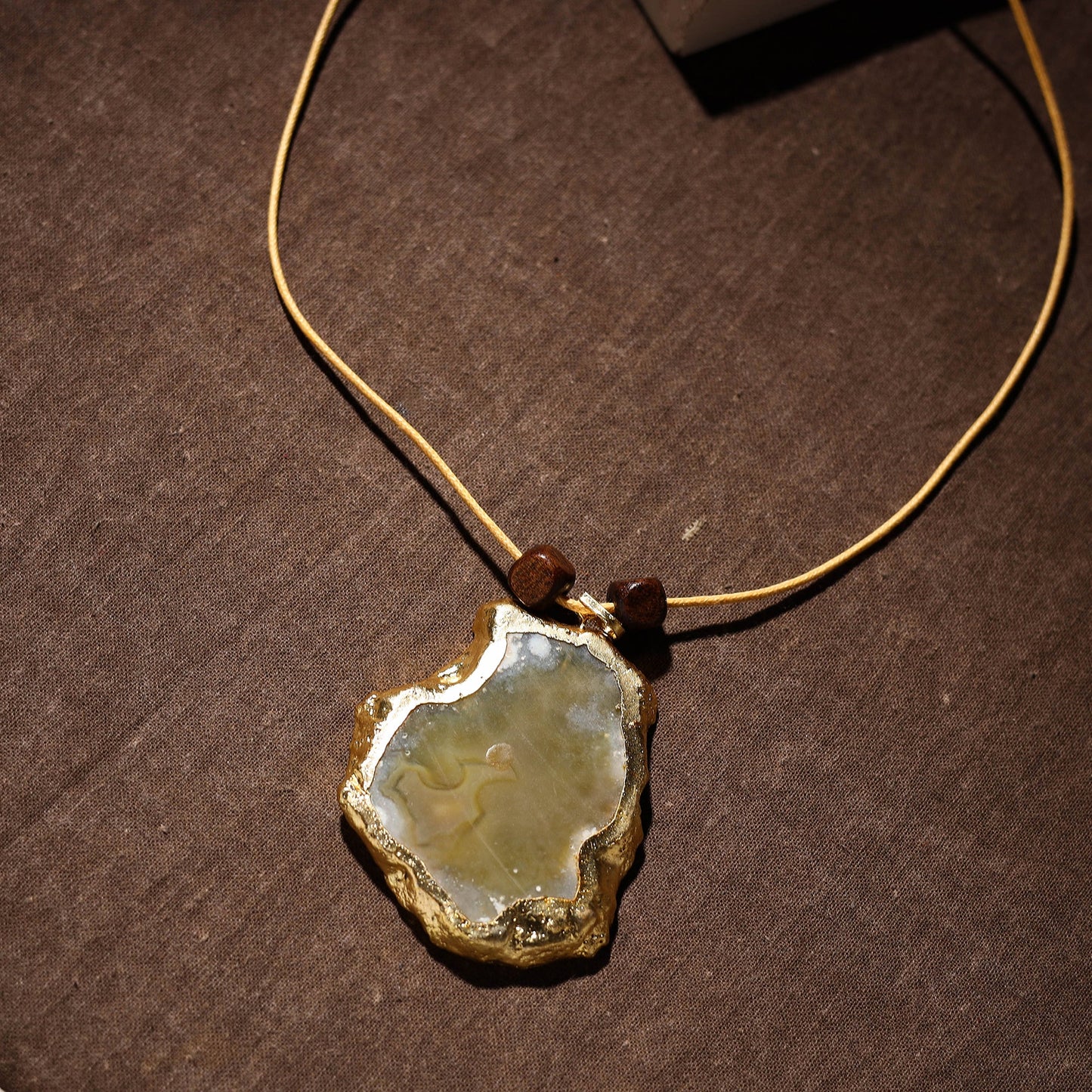  Handmade Natural Gemstone Bezel Pendent