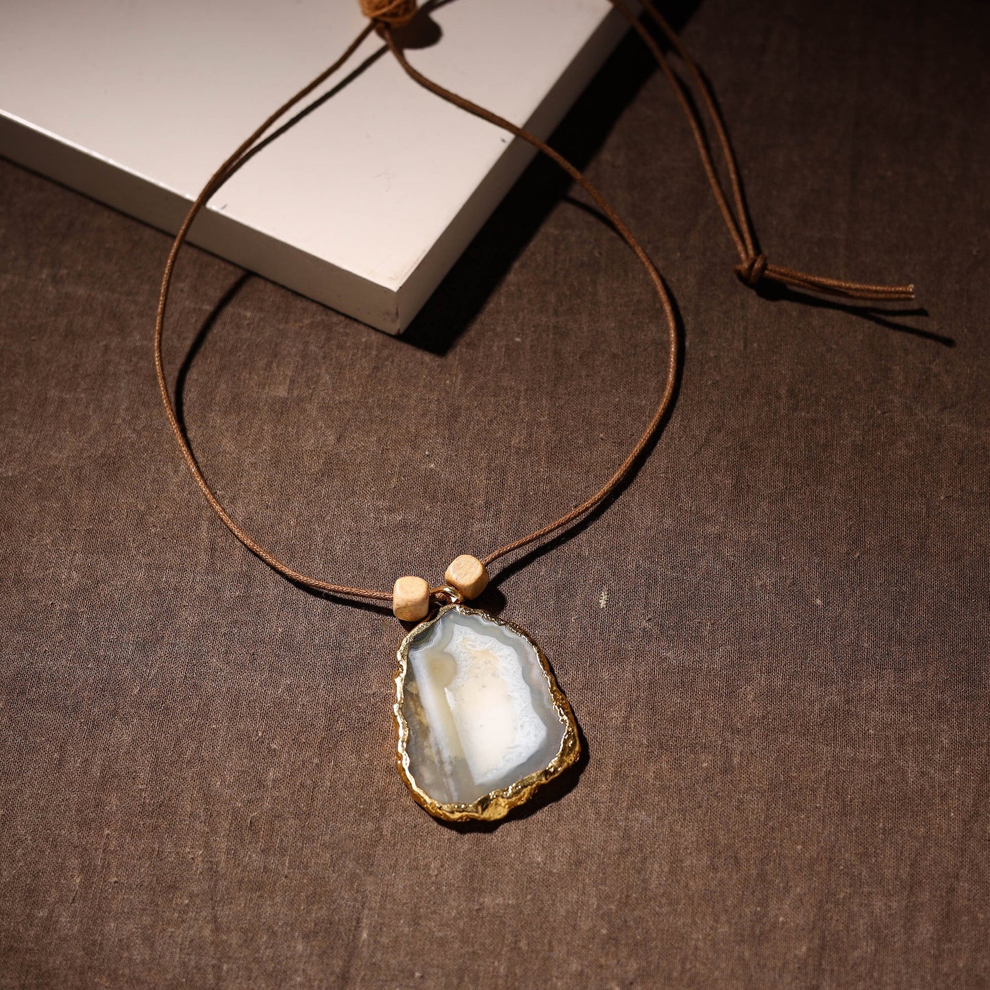 Handmade Natural Gemstone Bezel Pendent