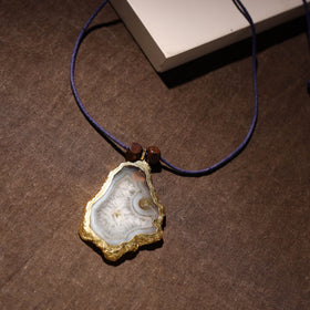  Handmade Natural Gemstone Bezel Pendent