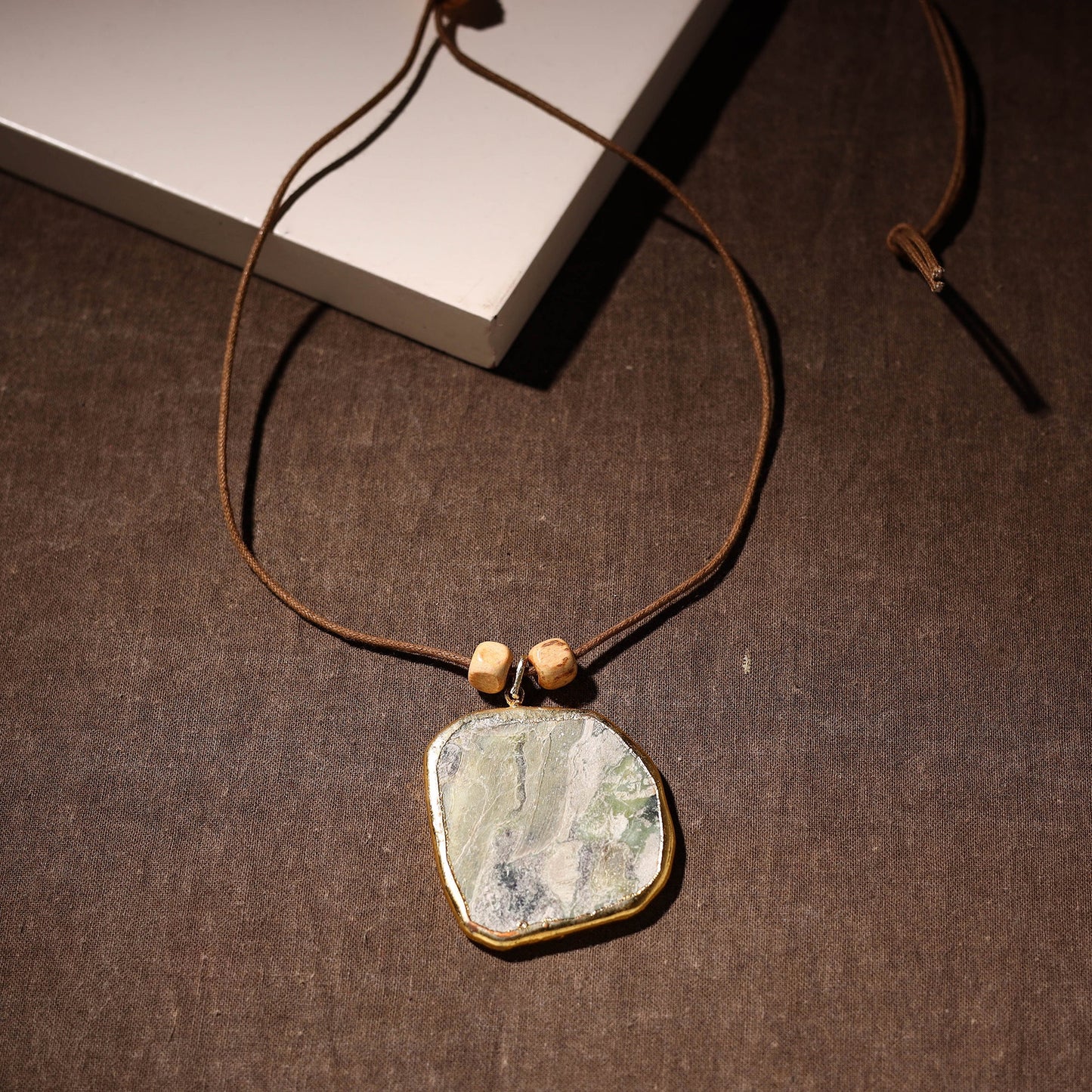  Handmade Natural Gemstone Bezel Pendent