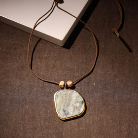  Handmade Natural Gemstone Bezel Pendent