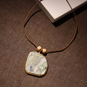  Handmade Natural Gemstone Bezel Pendent