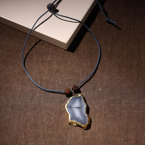  Handmade Natural Gemstone Bezel Pendent