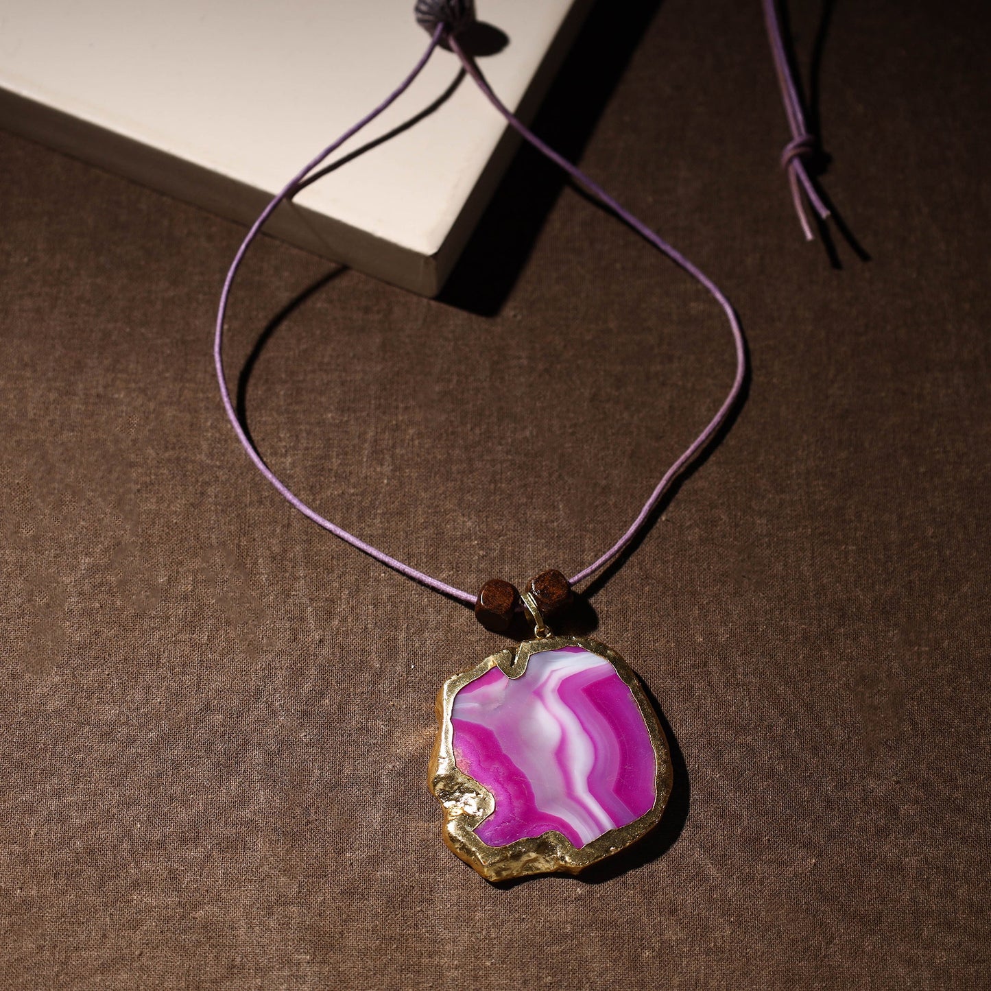  Handmade Natural Gemstone Bezel Pendent