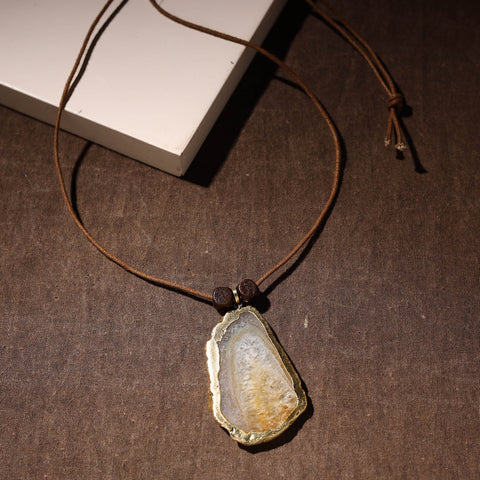 Buy Handmade Natural Gemstone Bezel Pendent