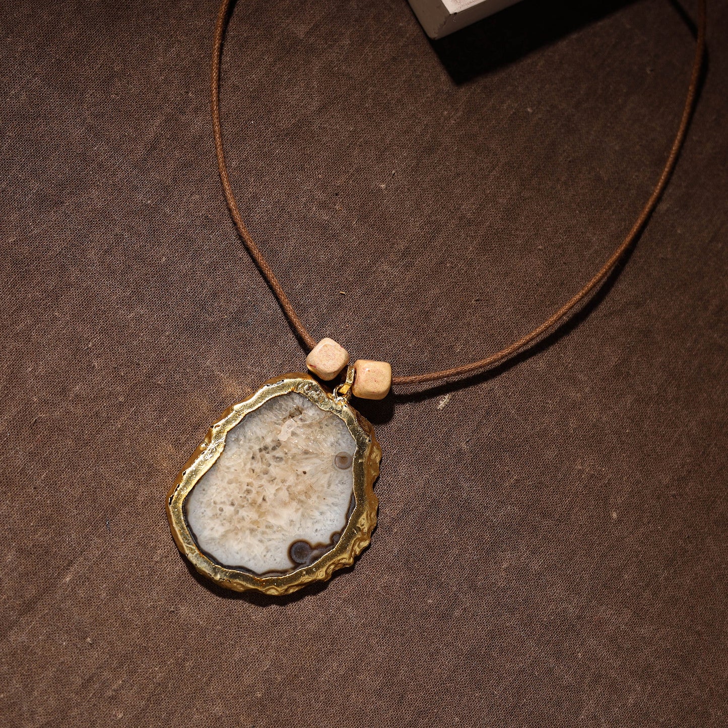  Handmade Natural Gemstone Bezel Pendent