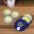  Handmade Papier Mache Coasters (Set of 6) 