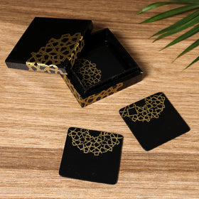  Handmade Papier Mache Coasters (Set of 6) 