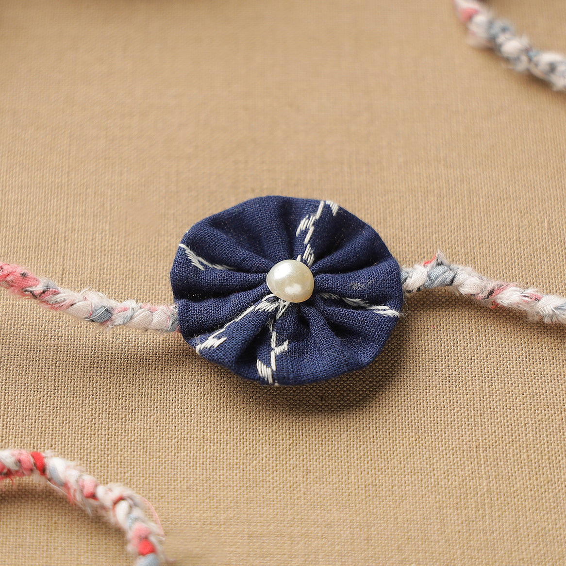  Handmade Pearl Braided Rakhi 11 