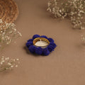 Handmade pom tealight candle holder 25 - handcrafted