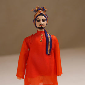 Handmade Punjabi Couple Traditional Dolls 10
