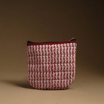  Handmade Quilted Cotton Utility Pouch for Essentials