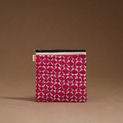 Handmade quilted utility pouch 15 - handcrafted