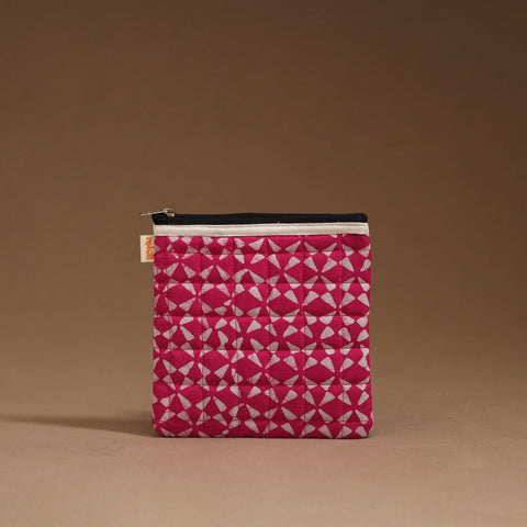 Handmade quilted utility pouch 15 - handcrafted