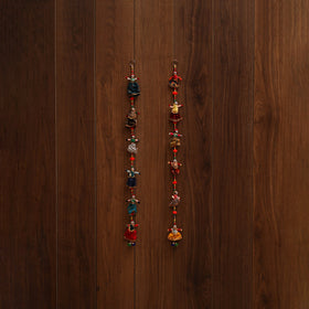 Handmade rajasthani puppet hanging for home decor (set