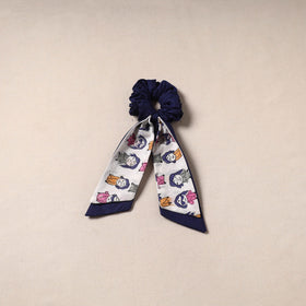 Handmade rubber band/scarf scrunchie 89 - handcrafted