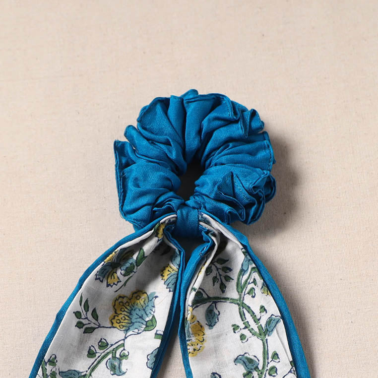 Handmade rubber band/scarf scrunchie 91 - handcrafted