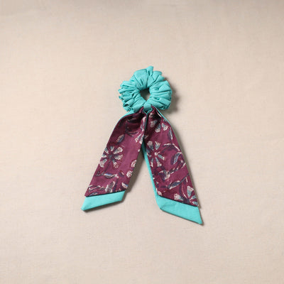Handmade rubber band/scarf scrunchie 94 - handcrafted