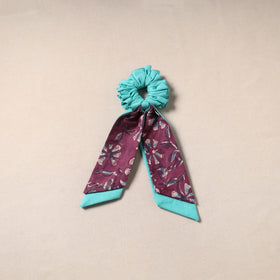Handmade rubber band/scarf scrunchie 94 - handcrafted