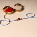 Handmade Rudraksh Work Rakhi