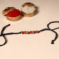 Handmade Rudraksh Work Rakhi