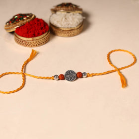 Handmade Rudraksh Work Rakhi