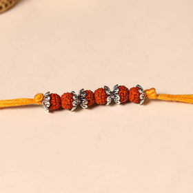 Handmade Rudraksh Work Rakhi