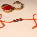 Handmade Rudraksh Work Rakhi