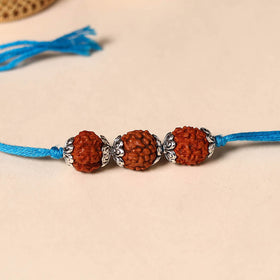 Handmade Rudraksh Work Rakhi