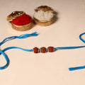 Handmade Rudraksh Work Rakhi