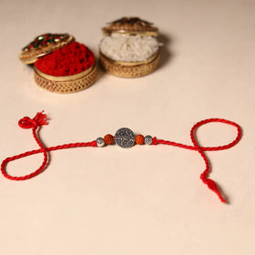 Handmade Rudraksh Work Rakhi