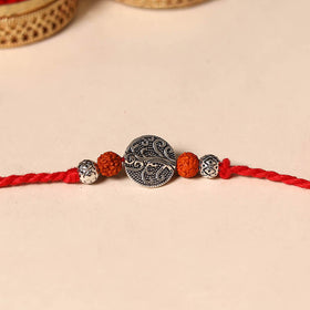 Handmade Rudraksh Work Rakhi