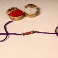 Handmade Rudraksh Work Rakhi